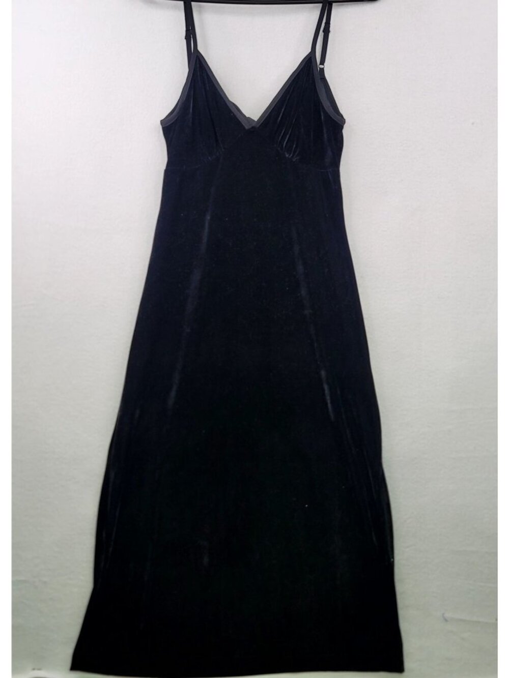Band Of The Free Velvet Midi Slip Dress XS Black Whimsical Dark Fairy Cocktail